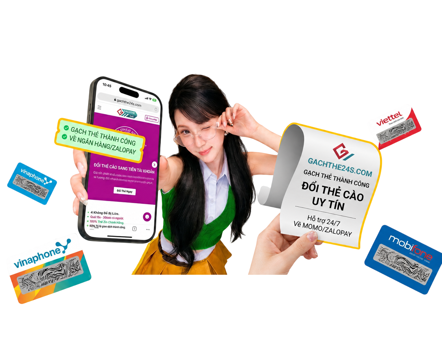 ĐỔI THẺ CÀO SANG TIỀN TÀI KHOẢN